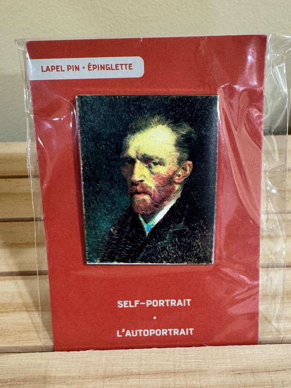 Self-Portrait Lapel Pin by Self-Portrait — Red and Green Tones